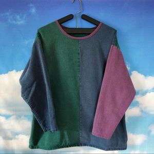 *sold* Vintage color blocked shirt